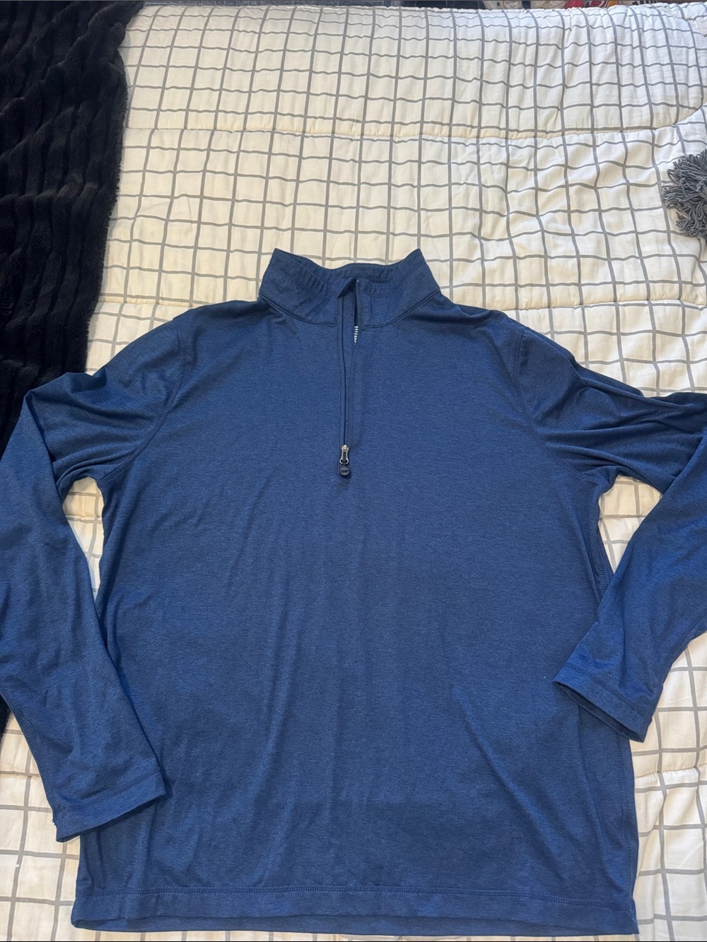 32 Degrees Men's Half-Zip Pullover Sweater in Navy